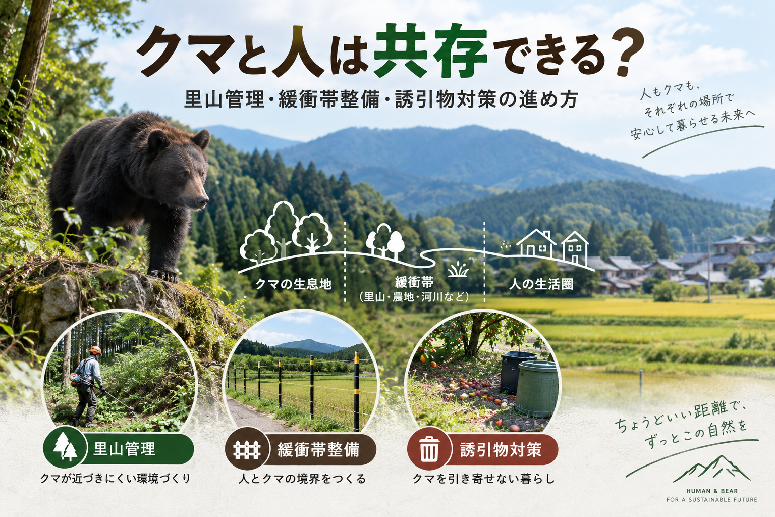 クマと人は共存できる
